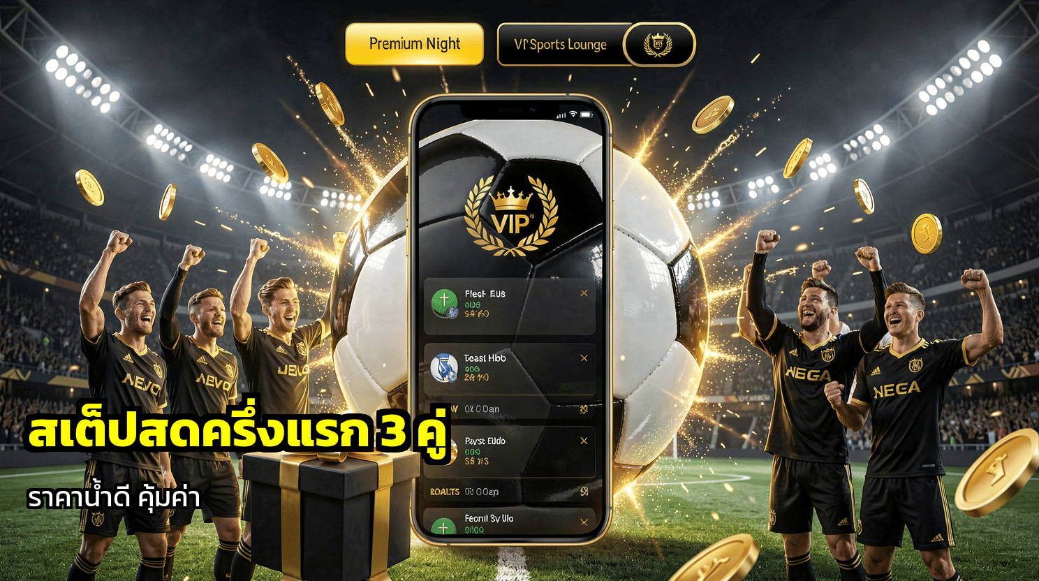 สเต็ปสดครึ่งแรก